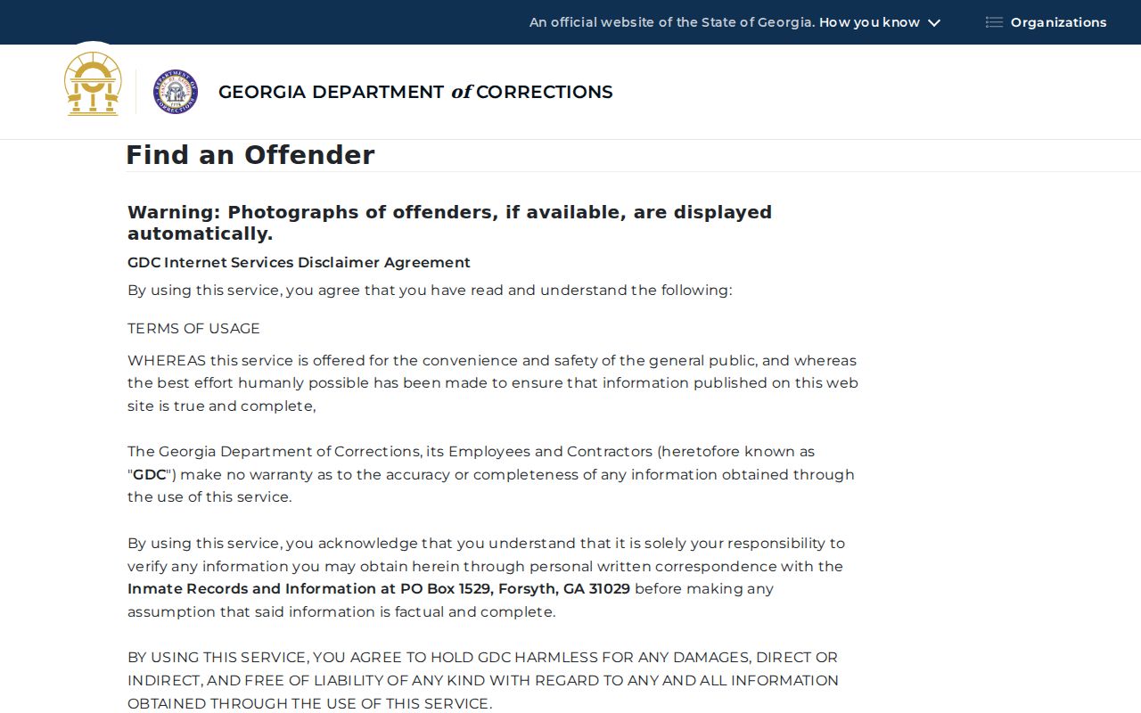 Lincoln County arrest records and GDC offender search